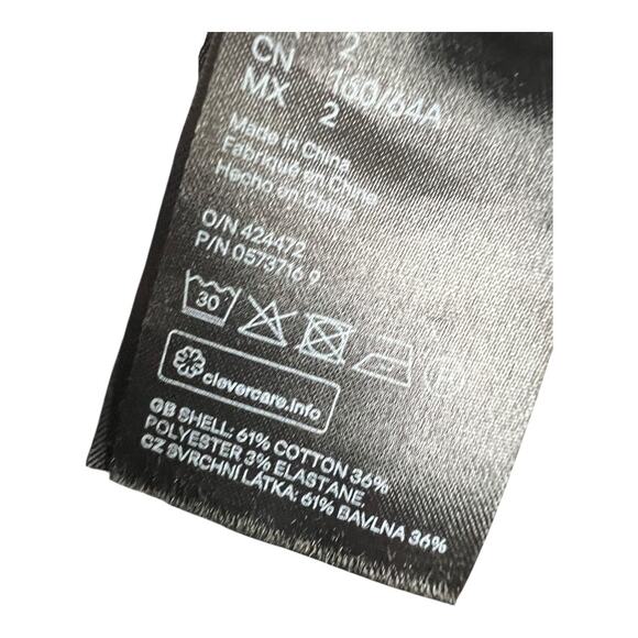 H&M Leopard Print Trousers Slacks Office Career Rockabilly 2 Animal Cheetah - Picture 6 of 6